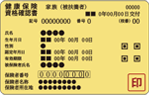 健康保険等の資格確認書両面(国民健康保険の場合は表面のみ)